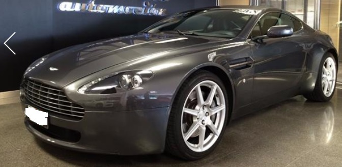 Left hand drive ASTON MARTIN V8 V8 VANTAGE SPANISH REGISTERED